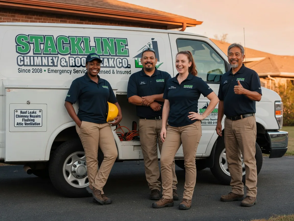 Chimney flashing repair company in Berea, OH
